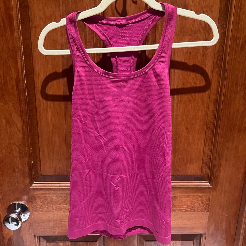 lululemon athletica Magenta Racerback Tank Top